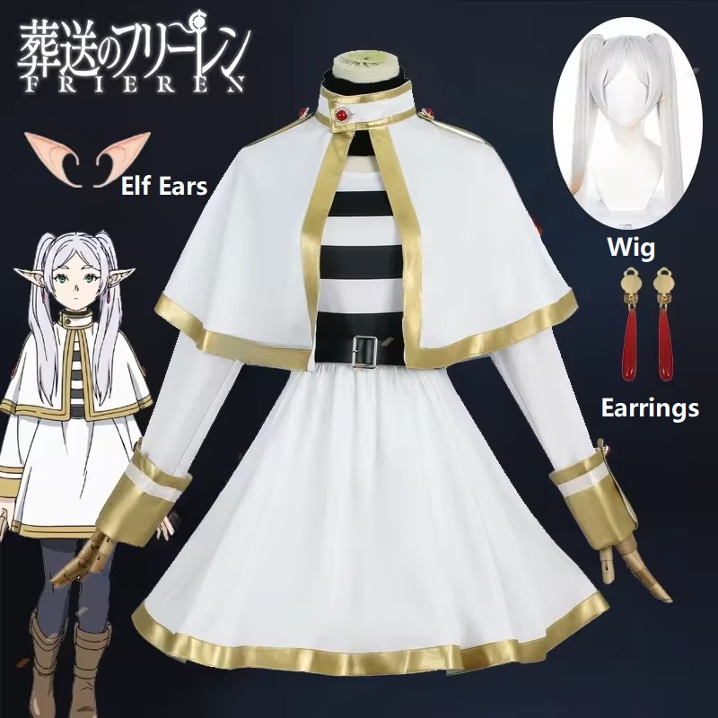 Frieren Cosplay Prop - Sousou No Frieren Cosplay Kostüm Peruk